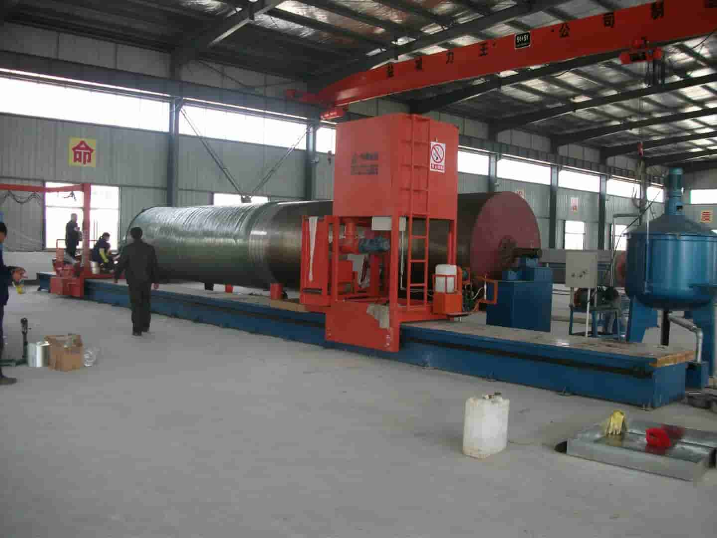 FRP(GRP) Sanding Pipe Fixed Length Winding Machine